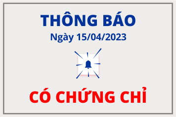 THÔNG BÁO CÓ CHỨNG CHỈ Kỳ thi A2 Key for Schools (KET) ngày 15/04/2023