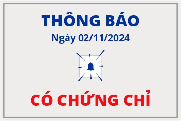THÔNG BÁO CÓ CHỨNG CHỈ Kỳ thi IELTS ngày 02/11/2024