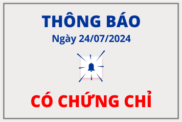 THÔNG BÁO CÓ CHỨNG CHỈ Kỳ thi A2 Key for Schools (KET) và B1 Preliminary for Schools (PET) ngày 24/07/2024