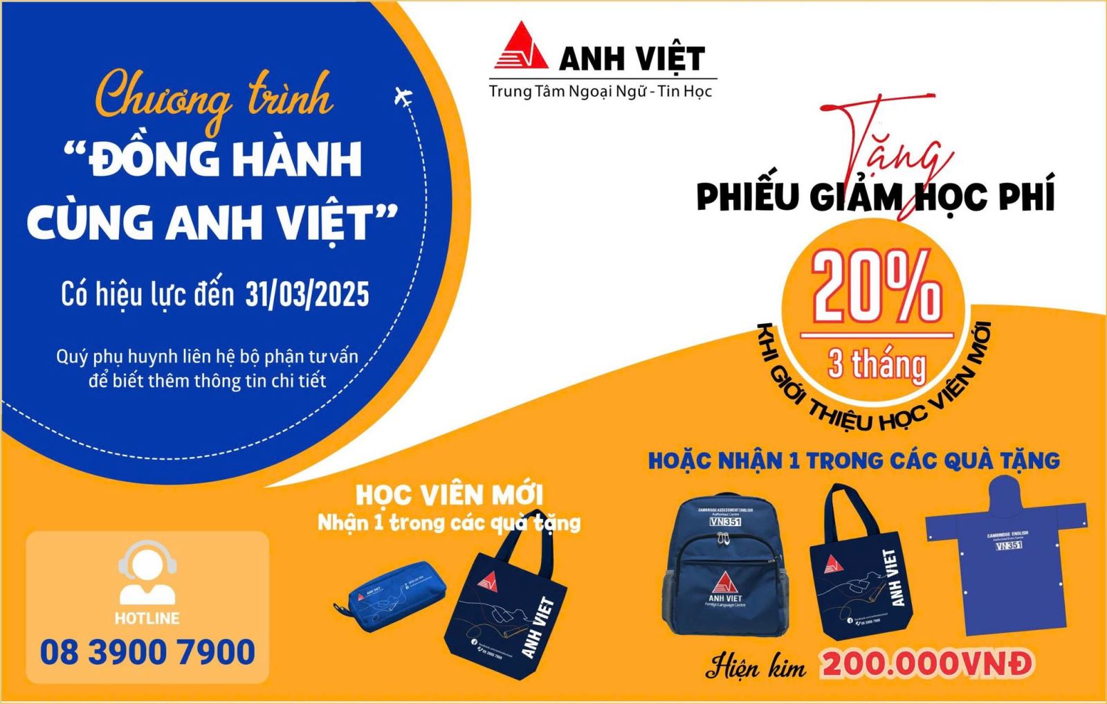 ĐỒNG HÀNH CÙNG ANH VIỆT - KIẾN TẠO TƯƠNG LAI, DỰNG XÂY THẾ HỆ VÀNG 